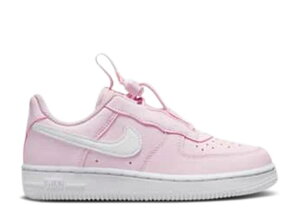 【 NIKE FORCE 1 TOGGLE PS 'PINK FOAM' / PINK FOAM WHITE 】 ピンク 白色 ホワイト ジュニア キッズ ベビー マタニティ スニーカー ナイキ