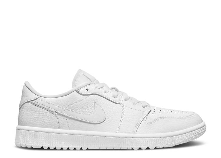 【 AIR JORDAN JORDAN 1 LOW GOLF 'TRIPLE WHITE' / WHITE WHITE WHITE 】 ナイキ ゴルフ 白色 ホワイト エアジョーダン スニーカー メンズ