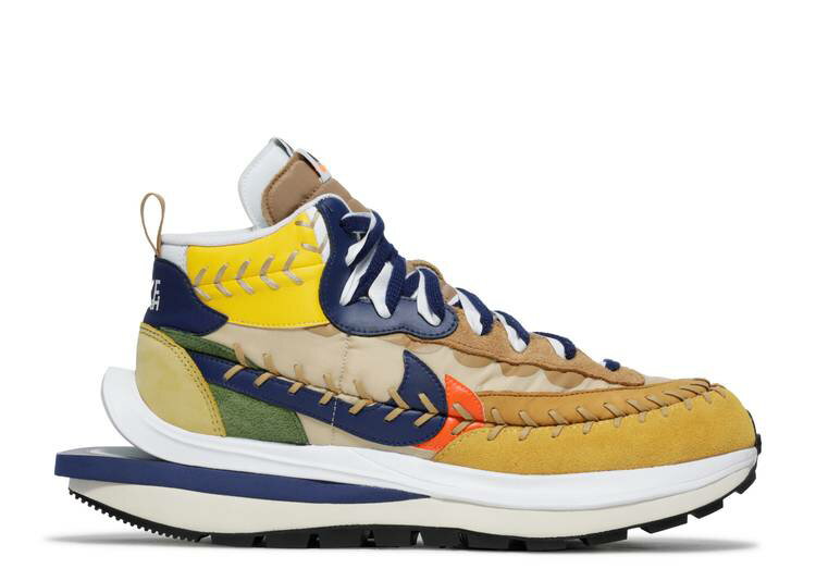 ナイキ NIKE ポール 青色 ブルー 白色 ホワイト 'SESAME' スニーカー メンズ 【 NIKE SACAI X JEAN PAUL GAULTIER VAPORWAFFLE SESAME BLUE VOID WHITE 】