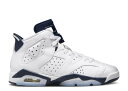 【 AIR JORDAN AIR JORDAN 6 RETRO GS 'MIDNIGHT NAVY' 2022 / WHITE MIDNIGHT NAVY 】 ナイキ 白色 ホワイト 紺色 ネイビー エアジョーダン ジュニア キッズ ベビー マタニティ スニーカー