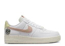 【 NIKE WMNS AIR FORCE 1 '07 SE 'FLOWER POWER' / WHITE BOARDER BLUE CITRON TINT 】 白色 ホワイト 青色 ブルー エアフォース スニーカー レディース ナイキ