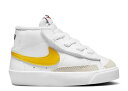 【 NIKE BLAZER MID '77 TD 'WHITE PECAN VIVID SULFUR' / WHITE PECAN VIVID SULFUR 】 ブレイザー ミッド 白色 ホワイト ベビー ナイキ