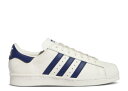 【 ADIDAS SUPERSTAR 82 'WHITE DARK BLUE' / CLOUD WHITE DARK BLUE OFF WHITE 】 アディダス スーパースター 白色 ホワイト 青色 ブルー スニーカー メンズ