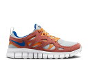 【 NIKE FREE RUN 2 GS 'AURA UNIVERSITY GOLD CANYON RUST' / AURA UNIVERSITY GOLD C...