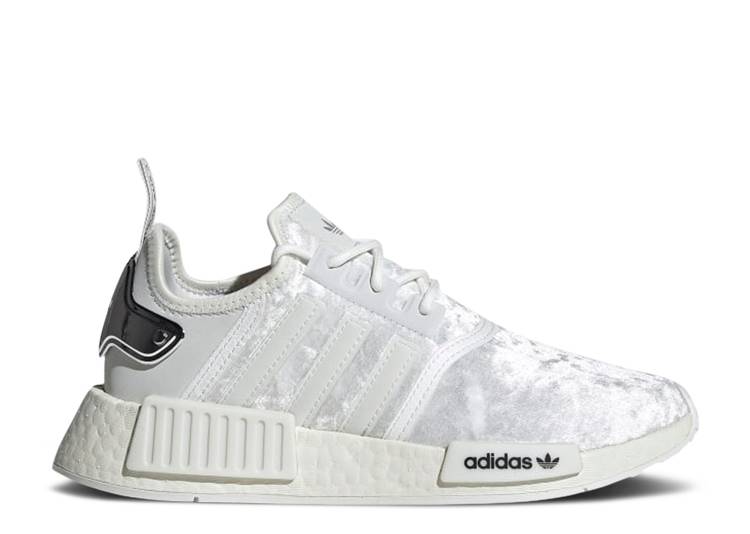 【 ADIDAS WMNS NMD_R1 'WHITE SILVER METALLIC / CRYSTAL WHITE CRYSTAL WHITE 】 アディダス 銀色 シルバー 白色 ホワイト スニーカー レディースのサムネイル