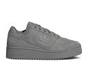 【 ADIDAS WMNS FORUM BOLD 'GREY' / GREY THREE GREY THREE OFF WHITE 】 アディダス フォーラム 灰色 グレー 白色 ホワイト スニーカー レディース