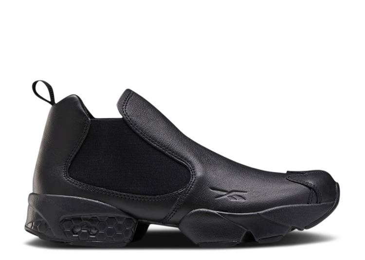 【 REEBOK WMNS FURY CHELSEA 'TRIPLE BLACK' / BLACK BLACK BLACK 】 リーボック 黒色 ブラック スニーカー レディース