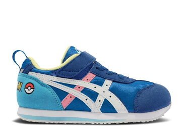 アシックス ASICS 青色 ブルー 白色 ホワイト 'GRENINJA' ジュニア キッズ 【 ASICS POKEMON X IDAHO MINI PS BLUE WHITE 】