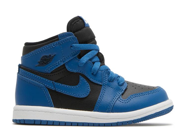 【 AIR JORDAN JORDAN 1 RETRO HIGH OG TD 'DARK MARINA BLUE' / DARK MARINA BLUE BLACK WHITE 】 ナイキ ハイ 青色 ブルー 黒色 ブラック 白色 ホワイト エアジョーダン ベビー