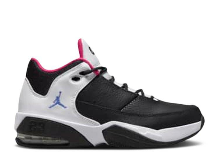 楽天スニケス【 AIR JORDAN JORDAN MAX AURA 3 GS 'BLACK RUSH PINK' / BLACK WHITE RUSH PINK MEDIUM 】 ナイキ マックス オーラ ラッシュ 黒色 ブラック 白色 ホワイト ピンク エアジョーダン ジュニア キッズ ベビー マタニティ