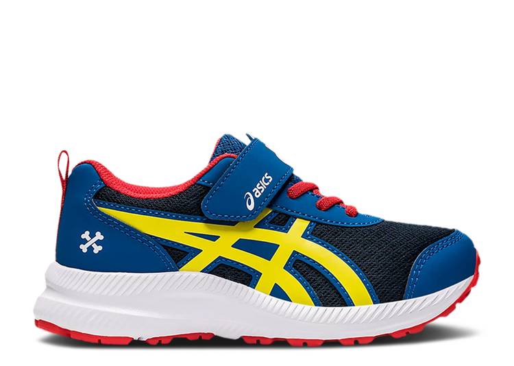 アシックス ASICS 黄色 イエロー 'LAKE YELLOW' ジュニア キッズ 【 YELLOW ASICS CONTEND 7 PS DRIVE VIBRANT LAKE 】