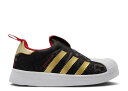 【 ADIDAS SUPERSTAR 360 C 'CHINESE NEW YEAR' / CORE BLACK GOLD METALLIC SCARLET 】 アディダス スーパースター コア 黒色 ブラック ゴールド ジュニア キッズ ベビー マタニティ スニーカー