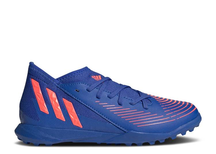 【 ADIDAS PREDATOR EDGE.3 TF J HI-RES BLUE TURBO / HI RES BLUE TURBO HI RES BLUE 】 アディダス プレデター 青色 ブルー ターボ HIRES ジュニア キッズ ベビー マタニティ スニーカー