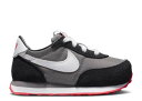 y NIKE WAFFLE TRAINER 2 TD 'FLAT PEWTER BLACK' / FLAT PEWTER BLACK SIREN RED z bt g[i[ F ubN  bh xr[ iCL