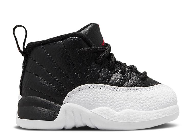 【 AIR JORDAN AIR JORDAN 12 RETRO TD 'PLAYOFF' 2022 / BLACK VARISTY RED WHITE 】 ナイキ 黒色 ブラック 赤 レッド 白色 ホワイト エアジョーダン ベビー