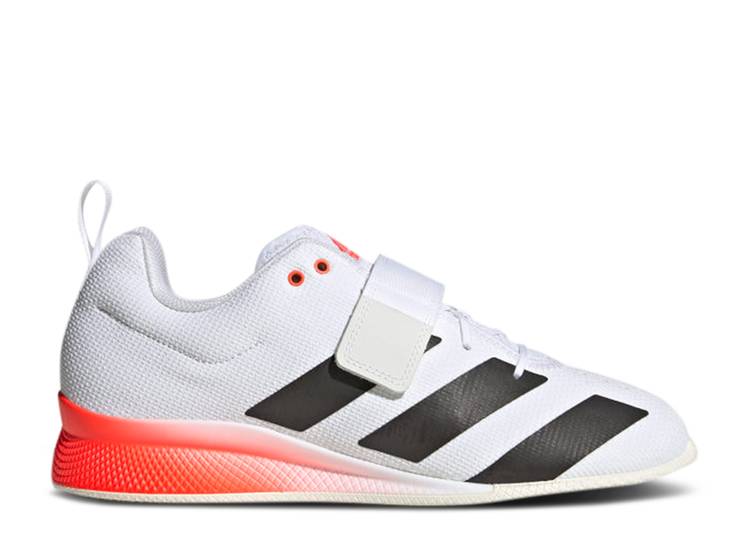 【 ADIDAS ADIPOWER WEIGHTLIFTING 2 'WHITE SOLAR RED' / CLOUD WHITE CORE BLACK SOLAR 】 アディダス 白色 ホワイト コア 黒色 ブラック スニーカー メンズ