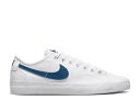 【 NIKE BLAZER COURT SB 'WHITE BLUE' / WHITE WHITE WHITE COURT BLUE 】 ブレイザー コート エスビー 白色 ホワイト 青色 ブルー スニーカー メンズ ナイキ