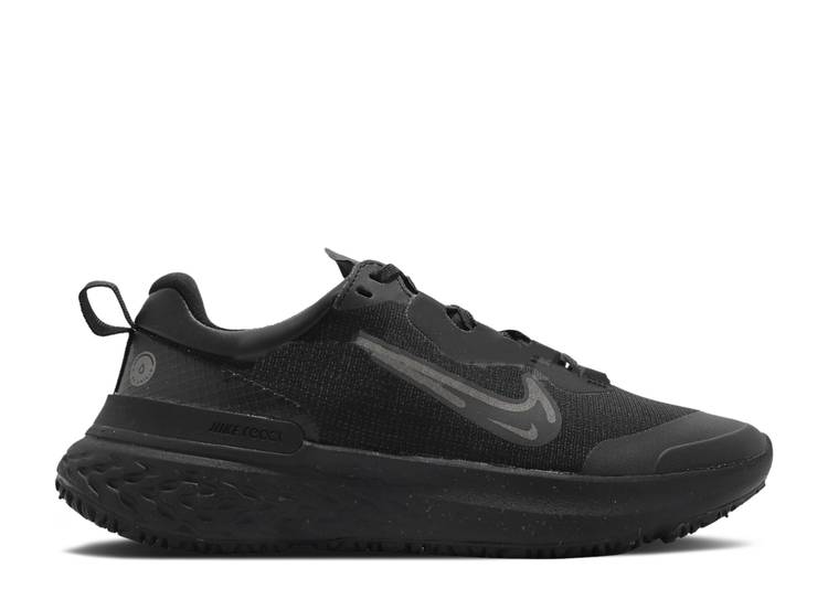 【 NIKE WMNS REACT MILER 2 SHIELD 'BLACK NIGHT FOREST' / BLACK NIGHT FOREST MEDIUM ASH 】 リアクト ナイト 黒色 ブラック フォレスト スニーカー レディース ナイキ