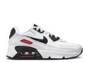 【 NIKE AIR MAX 90 LEATHER SE 2 PS 'WHITE VERY BERRY' / WHITE BLACK VERRY BERRY 】 マックス レザー 白色 ホワイト 黒色 ブラック エアマックス ジュニア キッズ ベビー マタニティ スニーカー ナイキ