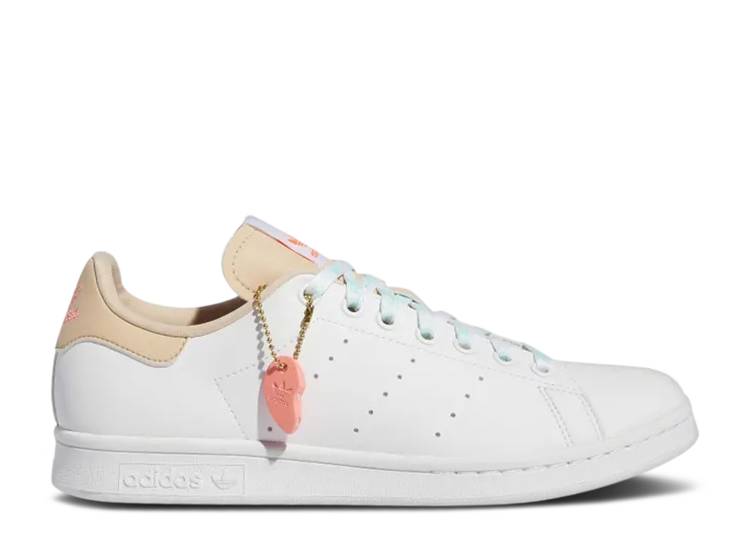 【 ADIDAS WMNS STAN SMITH 'WHITE HALO BLUSH' / CLOUD WHITE HALO BLUSH ACID RED 】 アディダス 白色 ホワイト 赤 レッド スタンスミス スニーカー レディース