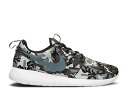 【 NIKE ROSHERUN PRINT 039 CAMO 039 / BLACK WHITE GREY MIST BLUE 】 ローシラン 黒色 ブラック 白色 ホワイト 灰色 グレー 青色 ブルー スニーカー メンズ ナイキ