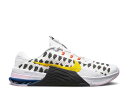 【 NIKE WMNS METCON 7 'POLKA WHITE YELLOW STRIKE / BLACK WHITE RACER BLUE YELLOW 】 白色 ホワイト 黄色 イエロー ストライク 黒色 ブラック 青色 ブルー スニーカー レディース ナイキ