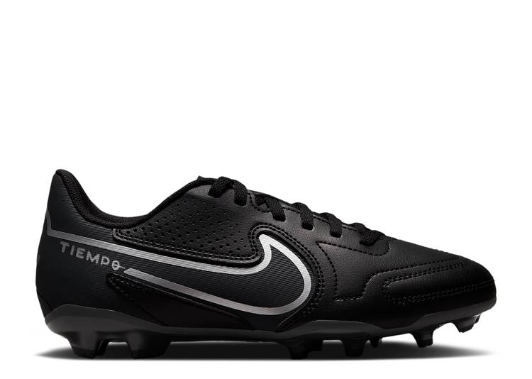 【 NIKE TIEMPO LEGEND 9 CLUB MG GS 'BLACK ANTHRACITE' / BLACK ANTHRACITE BLACK 】 ティエンポ レジェンド クラブ 黒色 ブラック ジュニア キッズ ベビー マタニティ スニーカー ナイキ