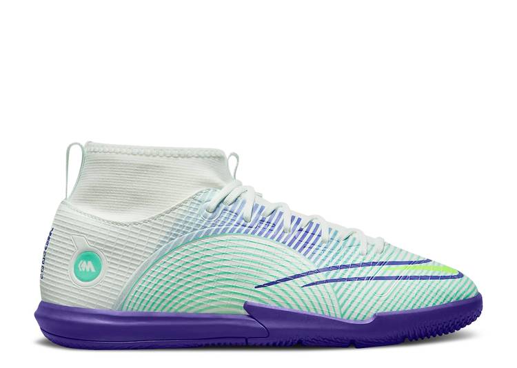 楽天スニケス【 NIKE MERCURIAL SUPERFLY 8 ACADEMY IC GS 'DREAM SPEED - BARELY GREEN ELECTRO PURPLE' / BARELY GREEN ELECTRO PURPLE 】 アカデミー スピード 緑 グリーン 紫 パープル ジュニア キッズ ベビー マタニティ スニーカー ナ