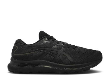 アシックス ASICS 黒色 ブラック 'BLACK REFLECTIVE' スニーカー メンズ 【 ASICS GEL NIMBUS 24 4E EXTRA WIDE BLACK 】