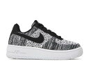 【 NIKE AIR FORCE 1 FLYKNIT 2.0 GS 039 OREO 039 / BLACK PURE PLATINUM WHITE 】 フライニット 黒色 ブラック ピュア プラチナム 白色 ホワイト エアフォース ジュニア キッズ ベビー マタニティ スニーカー ナイキ