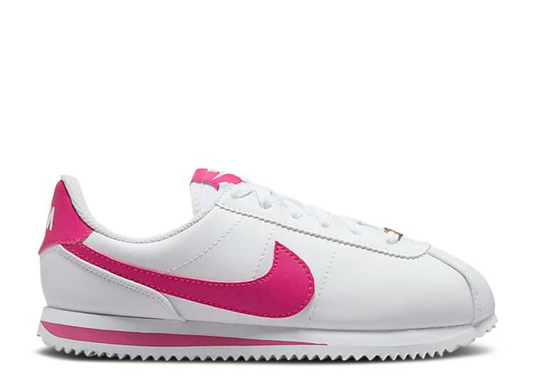 【 NIKE CORTEZ BASIC SL GS 'WHITE PINK PRIME' / WHITE PINK PRIME 】 コルテッツ ピンク 白色 ホワイト ジュニア キッズ ベビー マタニティ スニーカー ナイキ