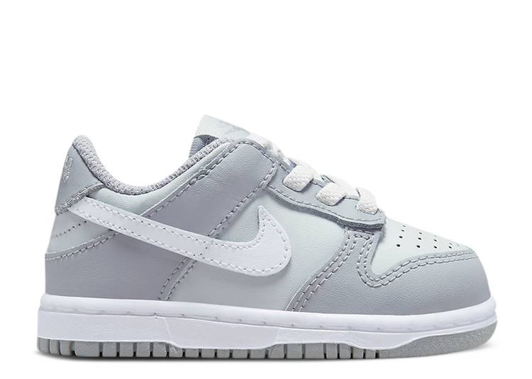  NIKE DUNK LOW TD 'TWO-TONED GREY' / PURE PLATINUM WHITE WOLF GREY  ...