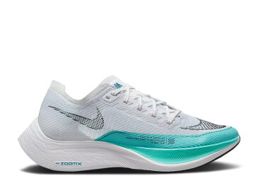 ナイキ NIKE 白色 ホワイト 緑 グリーン 黒色 ブラック NEXT% 'WHITE GREEN' スニーカー レディース 【 GREEN NIKE WMNS ZOOMX VAPORFLY 2 AURORA WHITE WASHED TEAL BLACK 】