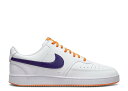 【 NIKE COURT VISION LOW 'WHITE ELECTRO PURPLE' / WHITE LIGHT CURRY ELECTRO PURPL...
