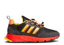 【 ADIDAS MARVEL X ZX 1K 'ROCKET' / CORE BLACK SOLAR RED CARBON 】 アディダス コア 黒色 ブラッ...