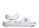 【 ADIDAS WMNS ADILETTE SANDAL 'WHITE CHAMPAGNE METALLIC' / CLOUD WHITE CHAMPAGNE METALLIC 】 アディダス アディレッタ 白色 ホワイト スニーカー レディース(4)