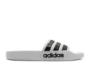 y ADIDAS ADILETTE SHOWER SLIDE 'WHITE BLACK' / CLOUD WHITE CORE BLACK CLOUD z AfB_X AfBb^ T_ F zCg RA F ubN V[T_ Xj[J[ Y