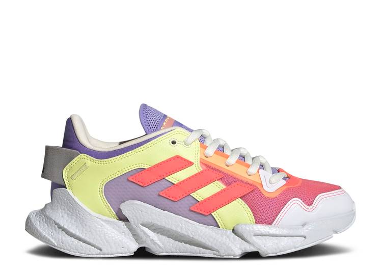 楽天スニケス【 ADIDAS KARLIE KLOSS X WMNS X9000 'MULTI' / LIGHT PURPLE PULSE YELLOW DASH 】 アディダス 紫 パープル 黄色 イエロー スニーカー レディース