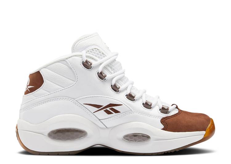 【 REEBOK QUESTION MID 'MOCHA TOE' / FOOTWEAR WHITE FOOTWEAR WHITE 】 リーボック クエスチョン ミッド 白色 ホワイト クエスチョンミッド スニーカー メンズ