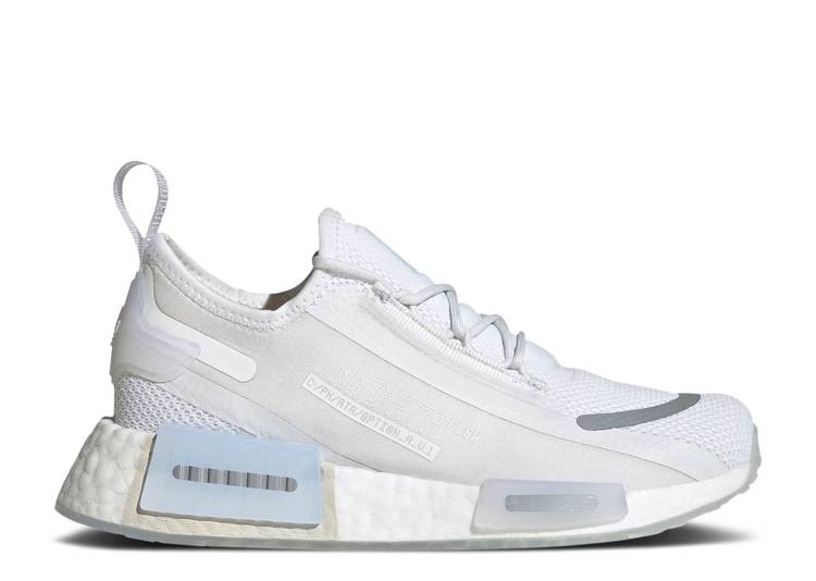 【 ADIDAS NMD_R1 SPECTOO J 039 CLOUD WHITE 039 / CLOUD WHITE CRYSTAL WHITE 】 アディダス 白色 ホワイト ジュニア キッズ ベビー マタニティ スニーカー