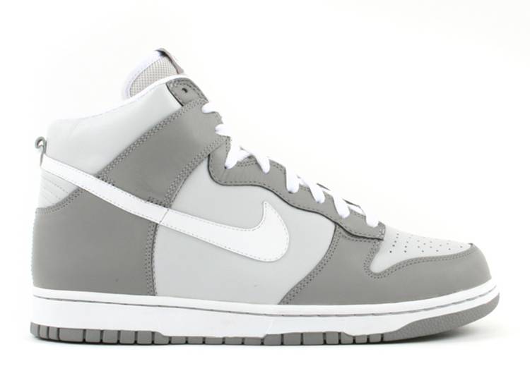 【 NIKE DUNK HI / NEUTRAL GREY WHITE LIGHT 】 ダンク 灰色 グレー 白色 ホワイト スニーカー メンズ ナイキ