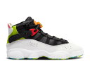 【 AIR JORDAN JORDAN 6 RINGS GS 'HIS AIRNESS' / BLACK TEAM ORANGE KUMQUAT WHITE 】 ナイキ リング 黒色 ブラック チーム 橙 オレンジ 白色 ホワイト エアジョーダン ジュニア キッズ ベビー マタニティ スニーカ