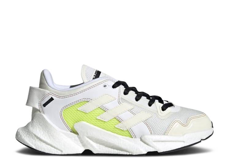 楽天スニケス【 ADIDAS KARLIE KLOSS X WMNS X9000 'OFF WHITE LIGHT FLASH YELLOW' / OFF WHITE LIGHT FLASH YELLOW 】 アディダス 白色 ホワイト 黄色 イエロー スニーカー レディース