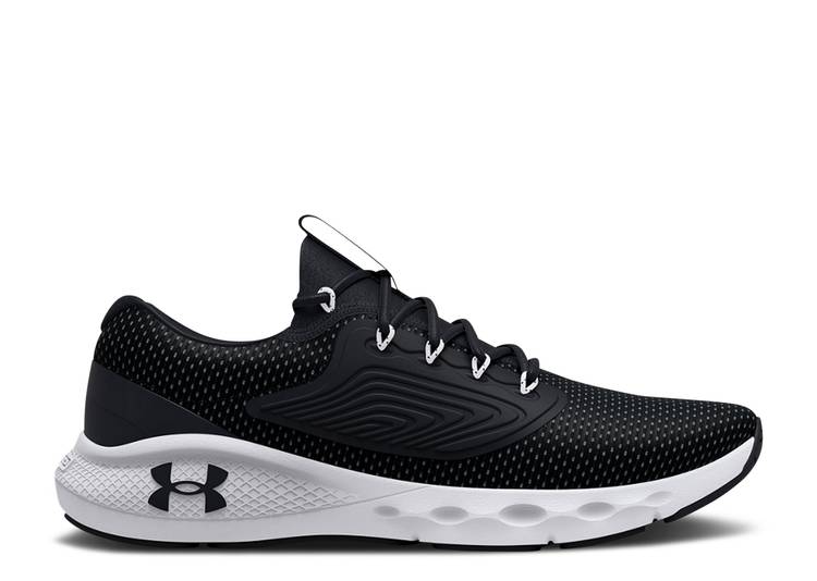 【 UNDER ARMOUR WMNS CHARGED VANTAGE 2 'BLACK WHITE' / BLACK WHITE 】 黒色 ブラック 白色 ホワイト アンダーアーマー スニーカー レディース