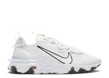 ナイキ NIKE リアクト 白色 ホワイト 黒色 ブラック 橙 オレンジ 'WHITE ORANGE' スニーカー メンズ 【 ORANGE NIKE REACT VISION WT TOTAL WHITE BLACK 】