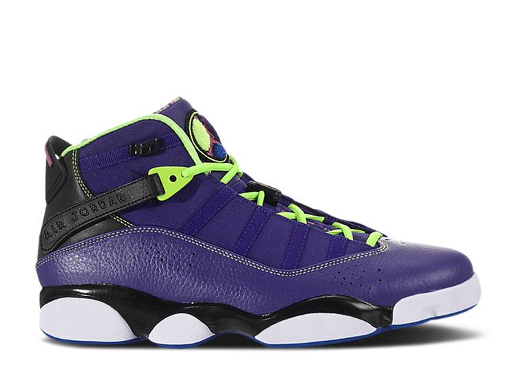 【 AIR JORDAN JORDAN 6 RINGS GS 'COURT PURPLE' / COURT PURPLE CLUB PINK BLACK 】 ナ...
