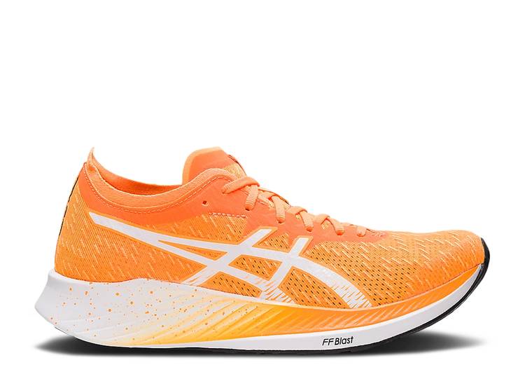 【 ASICS WMNS MAGIC SPEED 'ORANGE POP' / ORANGE POP WHITE 】 マジック スピード 橙 オレンジ 白色 ホワイト スニーカー レディース アシックス