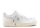 【 NIKE AIR FORCE 1 LV8 3 PS 'PAINT SPLATTER - WHITE' / WHITE SAIL WHITE WHITE 】 白色 ホワイト エアフォース ジュニア キッズ ベビー マタニティ スニーカー ナイキ