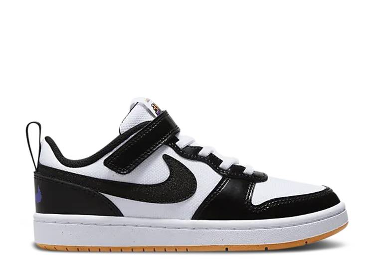 【 NIKE COURT BOROUGH LOW 2 SE BP 'WHITE KUMQUAT BLACK' / WHITE KUMQUAT YELLOW MI...