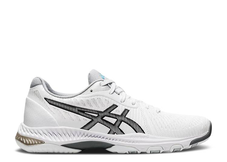 【 ASICS WMNS NETBURNER BALLISTIC FF 2 'WHITE BLACK' / WHITE BLACK 】 白色 ホワイト 黒色 ブラック スニーカー レディース アシックス